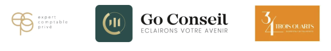 Nos Partenaires - Expert Comptable Privé, Go Conseil, 3 Trois Quarts